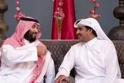 پیام مکتوب امیر قطر برای ولیعهد سعودی