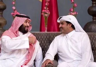 پیام مکتوب امیر قطر برای ولیعهد سعودی