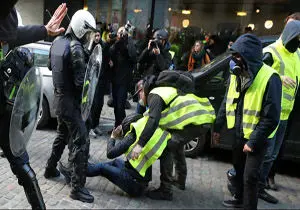 درگیری شدید پلیس فرانسه و معترضان در شهرهای «تظاهرات ممنوع»
