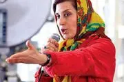 «فاطمه معتمدآریا» تَرک دوچرخه آقای مجری/ عکس
