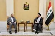 رایزنی «سید عمار حکیم» با سفیر ایران در «بغداد» 