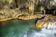 غار آبی زیبا در کرواسی/ عکس