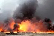 داعش 19 چاه نفت موصل را به آتش کشید
