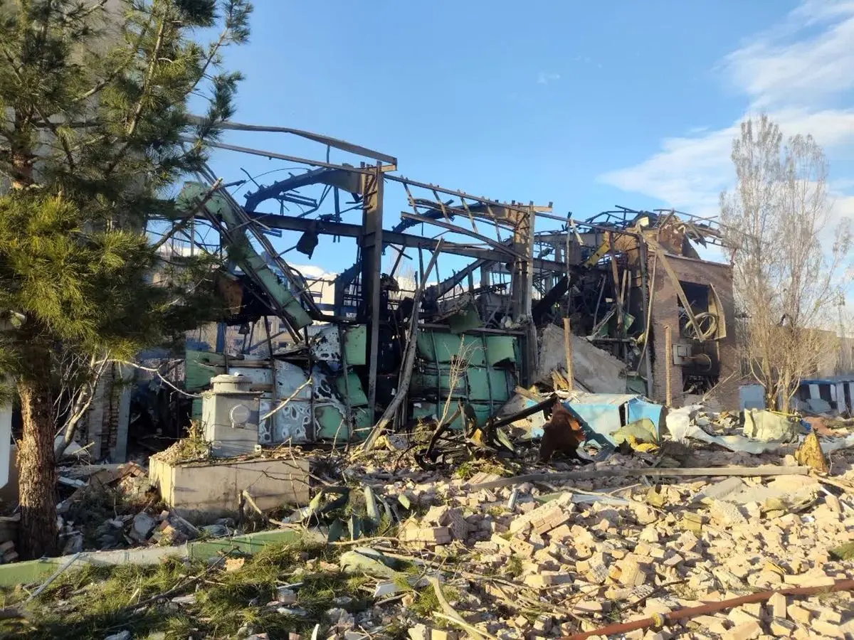 حمله هوایی دشمن به دانشگاه شهید بهشتی