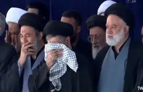 اشک‌های فرزندان رهبر شهید انقلاب +فیلم