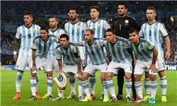 ترکیب آرژانتین برای دیدار با ایران