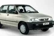 طراحی عجیب روی بدنه پراید/ عکس