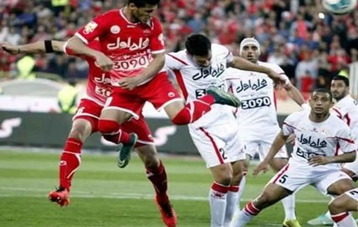  پرسپولیس0  تراکتورسازی 0/ ششمین تساوی پرسپولیس زیر باران