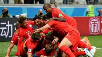 انگلیس 2 تونس 1/ پیروزی سه‌شیر مقابل تونس با دبل کین