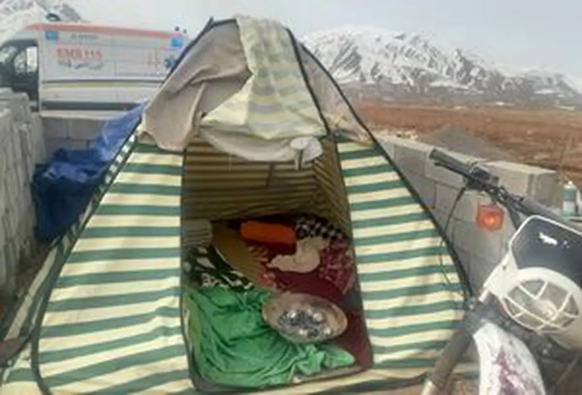 مرگ دردناک مادر و پسر زلزلهزده خوی در چادر