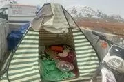 
مرگ دردناک مادر و پسر زلزله‌زده خوی در چادر
