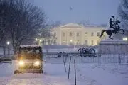 آمریکایی‌ها در برف و کولاک بی‌سابقه/گزارش تصویری