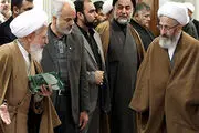تصاویر؛ مجلس ترحیم خواهر آیت الله جوادی آملی