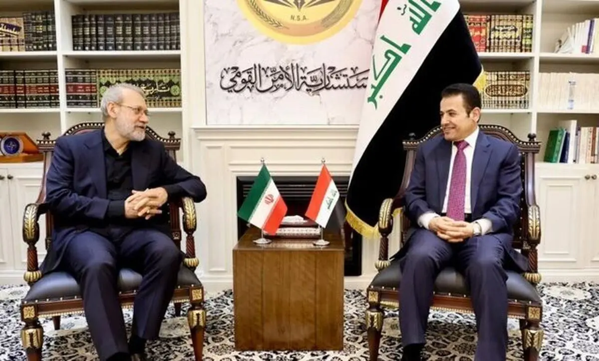 گفتگوهای امنیتی الاعرجی با لاریجانی در بغداد
