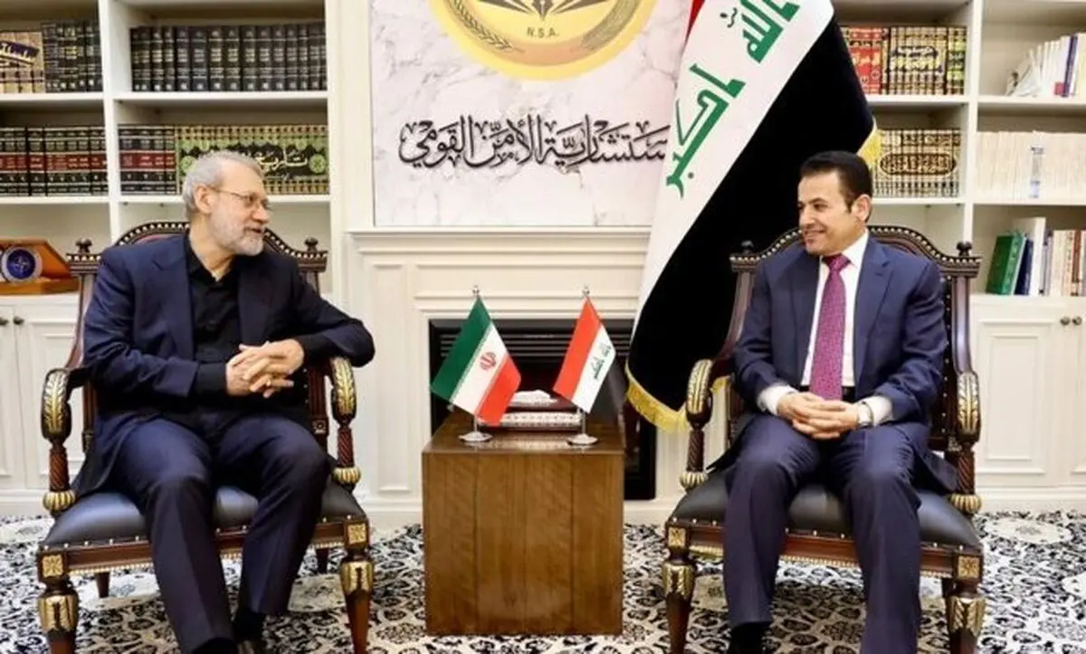 گفتگوهای امنیتی الاعرجی با لاریجانی در بغداد
