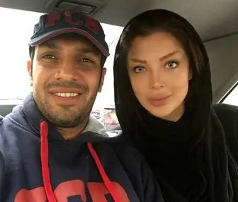 سپهر حیدری در کنار همسرش بعد از زایمان دوم /عکس
