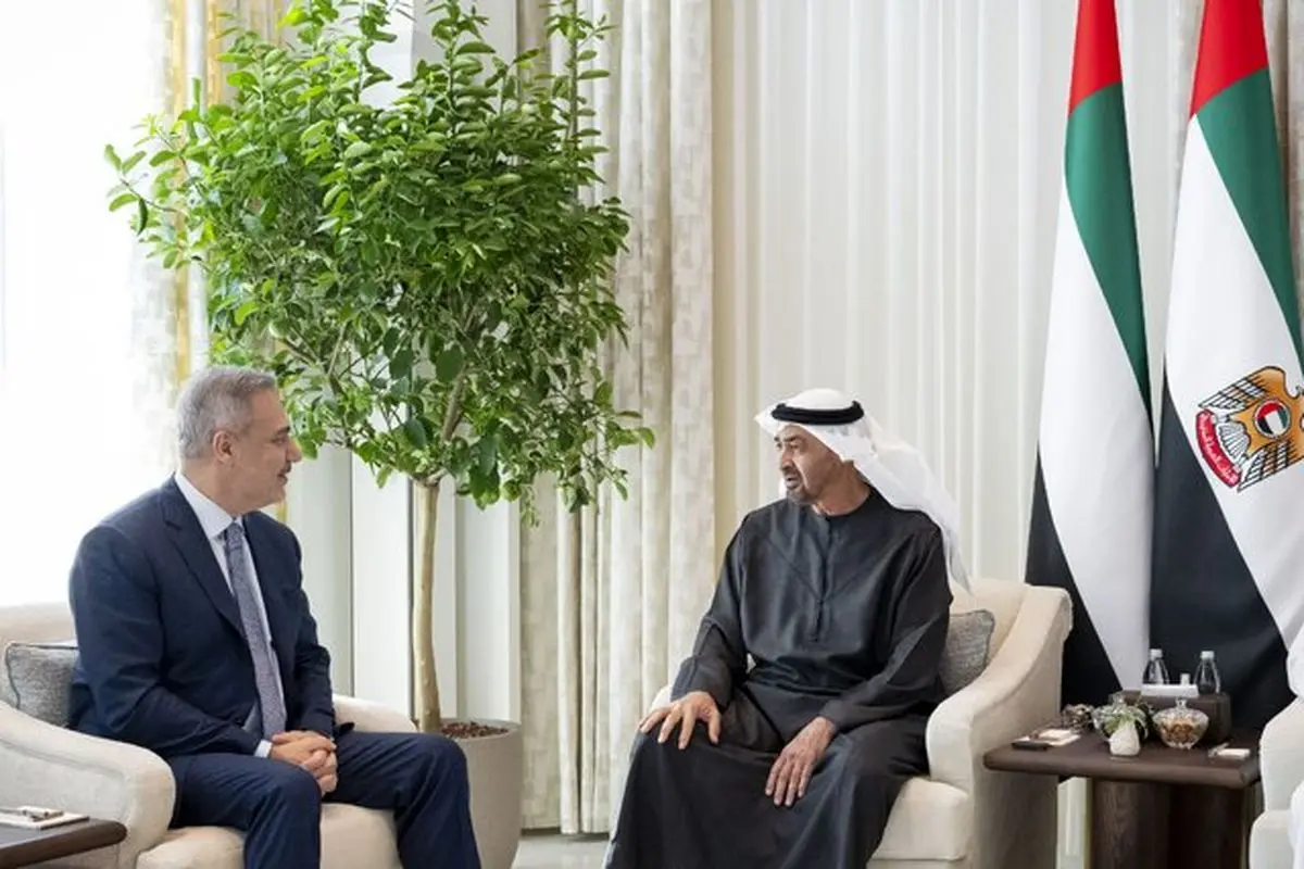دیدار و گفت‌وگوی فیدان با رئیس و وزیر خارجه امارات
