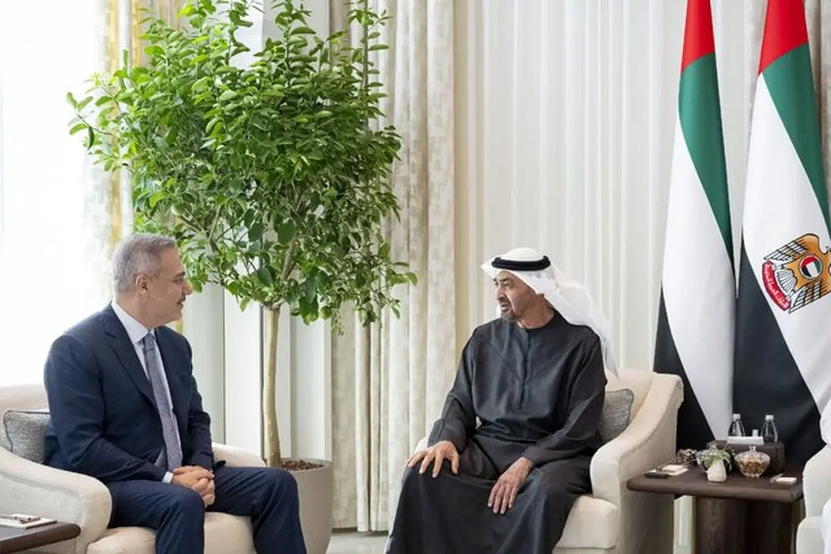 دیدار و گفت‌وگوی فیدان با رئیس و وزیر خارجه امارات