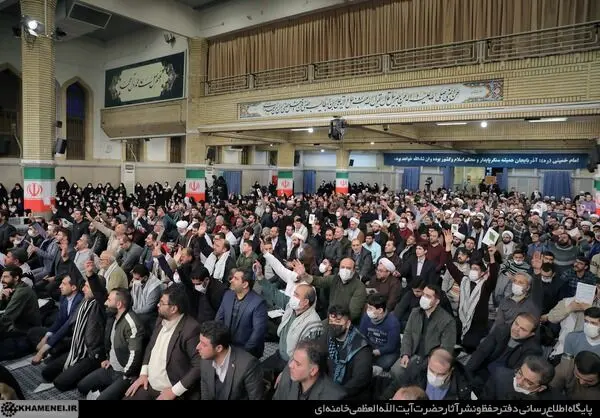 دیدار مردم آذربایجان شرقی با رهبر معظم انقلاب/گزارش تصویری