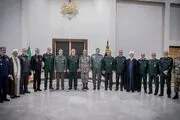 دیدار فرماندهان ارتش و سپاه و تاکید بر مقابله با دشمن