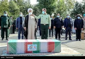 مراسم تشییع پیکر سرلشکر فیروزآبادی
