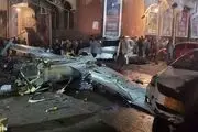 لحظه سقوط پهپاد سعودی بر سر مردم یمن در صنعاء+فیلم
