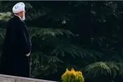استقبال رسمی روحانی از خانم رئیس‌جمهور در سعدآباد