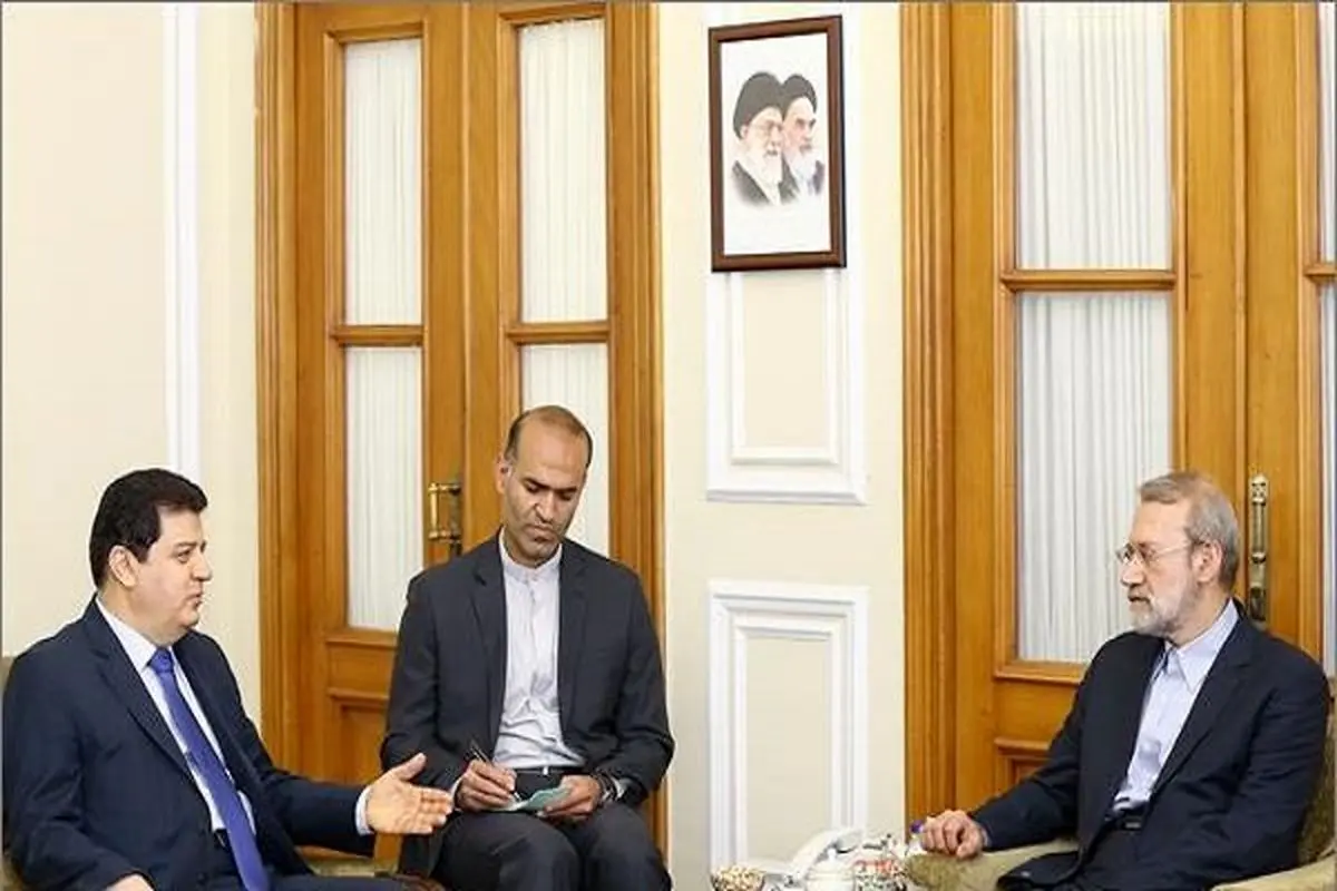 سفیر سوریه در تهران با علی لاریجانی دیدار کرد