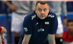 تحلیل سرمربی والیبال ایران از باخت مقابل صربستان