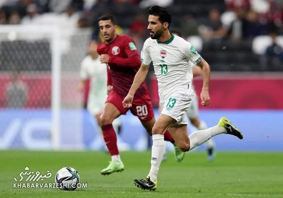 ترک اردوی عراق توسط هافبک پرسپولیسی بعد از شکست مقابل ایران