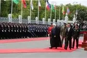 استقبال رسمی نخست وزیر تایلند از روحانی