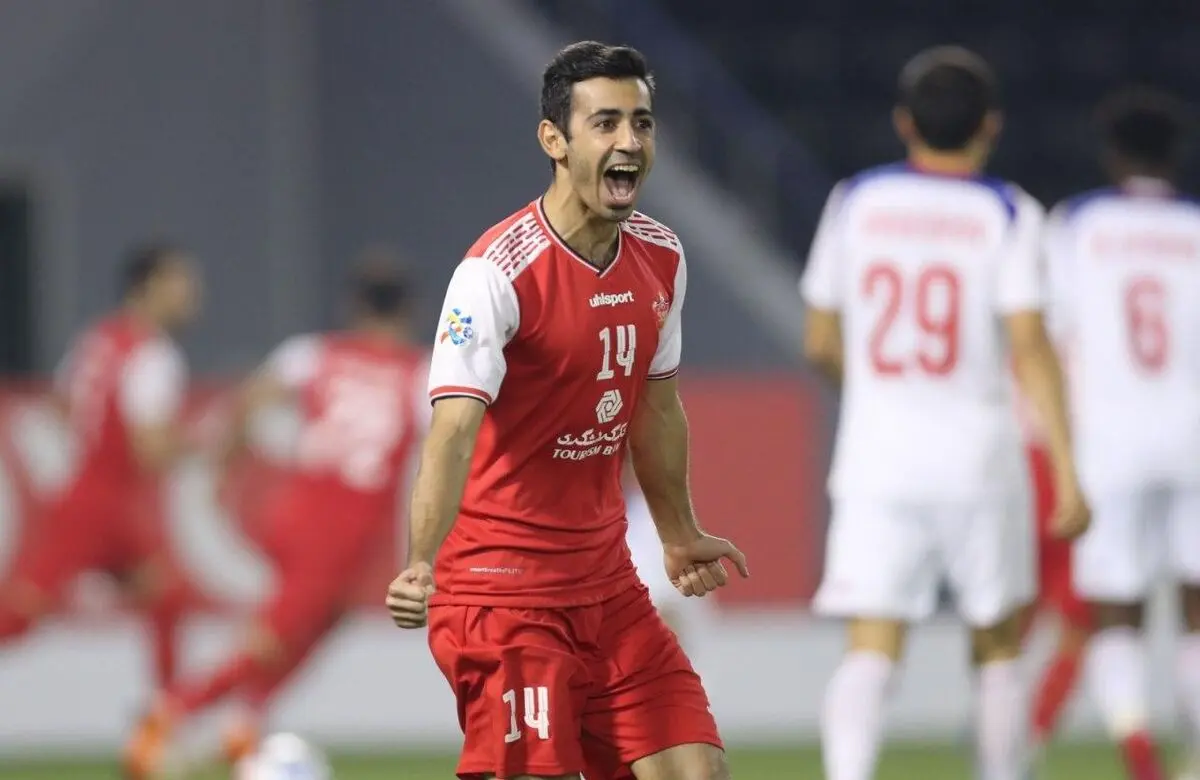 گل دوم پرسپولیس توسط پهلوان مقابل الریان+ فیلم