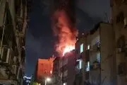 تصویری از اصابت موشک ایران به اراضی اشغالی صبح امروز