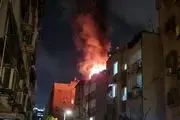 تصویری از اصابت موشک ایران به اراضی اشغالی صبح امروز