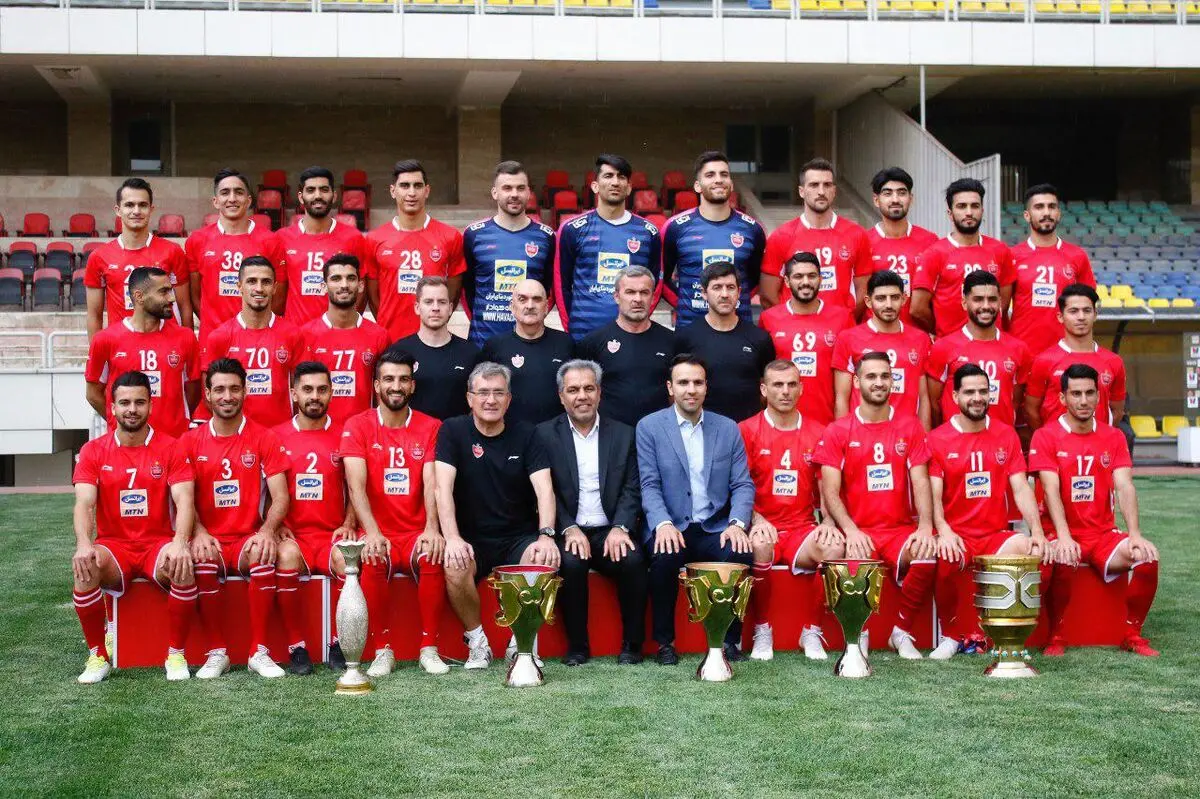 عکس تیمی پرافتخار پرسپولیسی‌ها