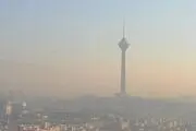 شاخص آلودگی هوای تهران به تفکیک مناطق امروز دوشنبه ۱۸ دی
