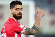 میلاد سرلک در بازی دوستانه پرسپولیس