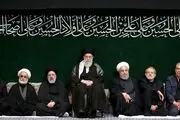 مراسم عزاداری شب تاسوعای حسینی با حضور رهبر انقلاب برگزار شد
