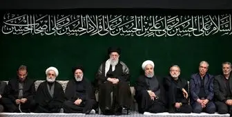 مراسم عزاداری شب تاسوعای حسینی با حضور رهبر انقلاب برگزار شد