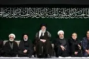 مراسم عزاداری شب تاسوعای حسینی با حضور رهبر انقلاب برگزار شد