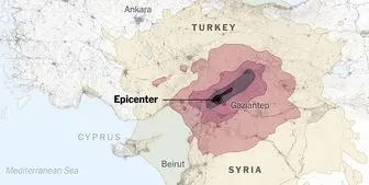 وقوع ۷ زمین‌لرزه جدید در جنوب ترکیه طی ۱ ساعت