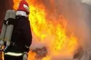 ایجاد شکاف در سقف طبقه منفی ۳ برای اطفای آتش