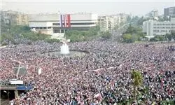تجمع مردم سوریه درحمایت ازبشار اسد