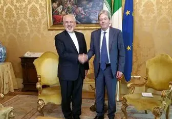 ظریف با نخست وزیر ایتالیا دیدار کرد