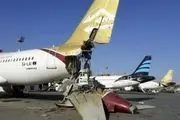 حمله توپخانه‌ای به هواپیمای مسافربری در لیبی
