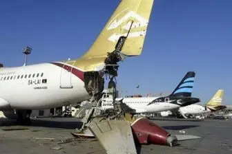 حمله توپخانه‌ای به هواپیمای مسافربری در لیبی