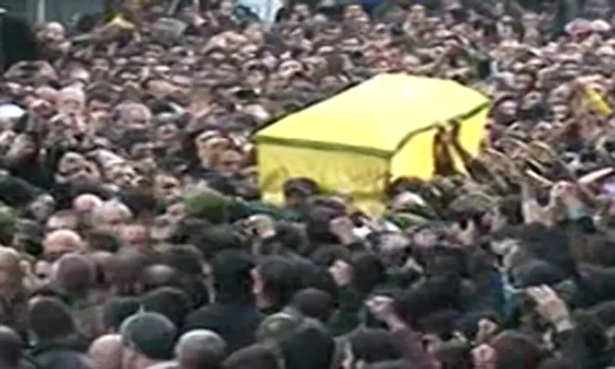 مراسم تشییع پیکر شهید " جهاد مغنیه " + فیلم