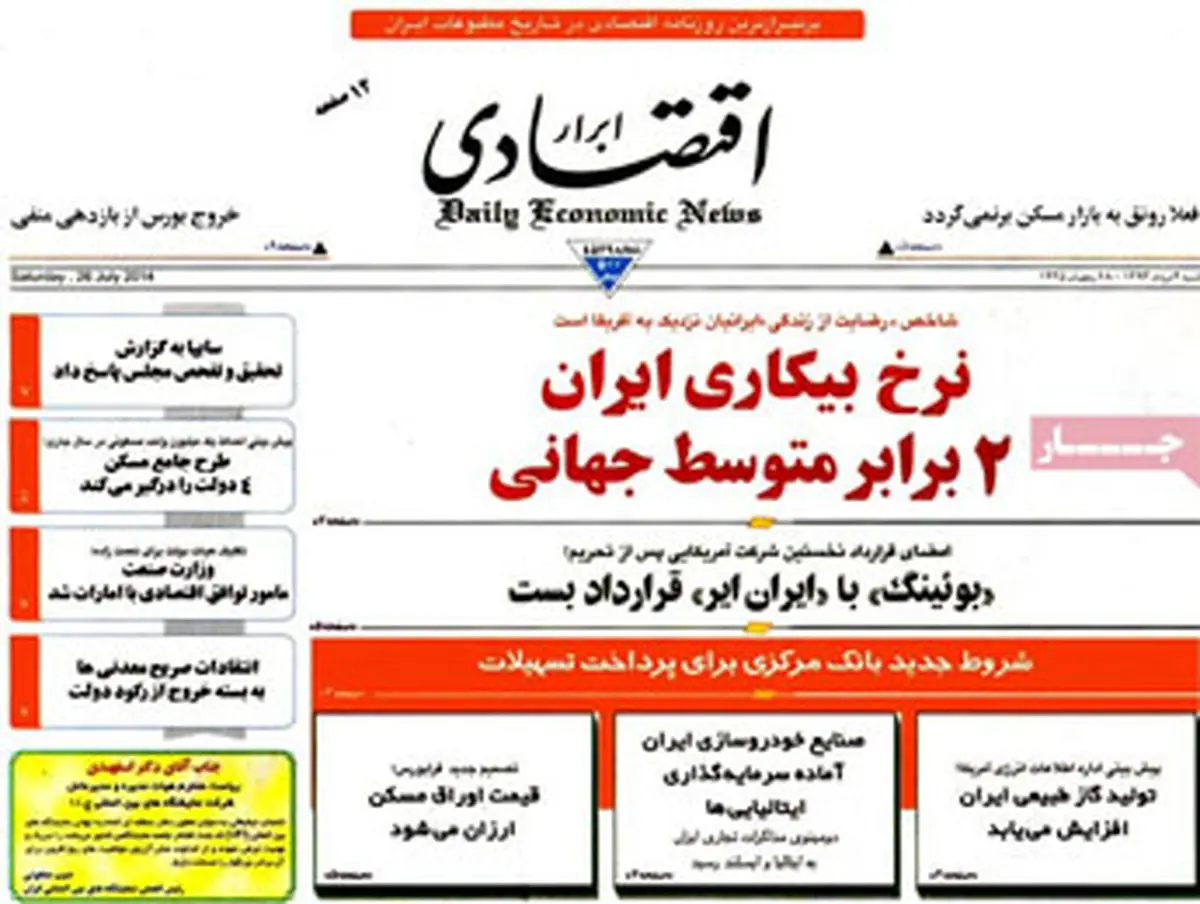 نرخ بیکاری ایران دو برابر متوسط جهانی