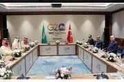 دیدار اردوغان با ولیعهد عربستان و رئیس جمهور مصر