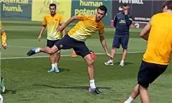 بوسکتس به تمرینات بارسلونا بازگشت